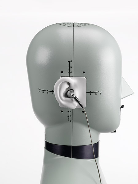 HATS (Head and Torso Simulator) Type 4128 C with earphone