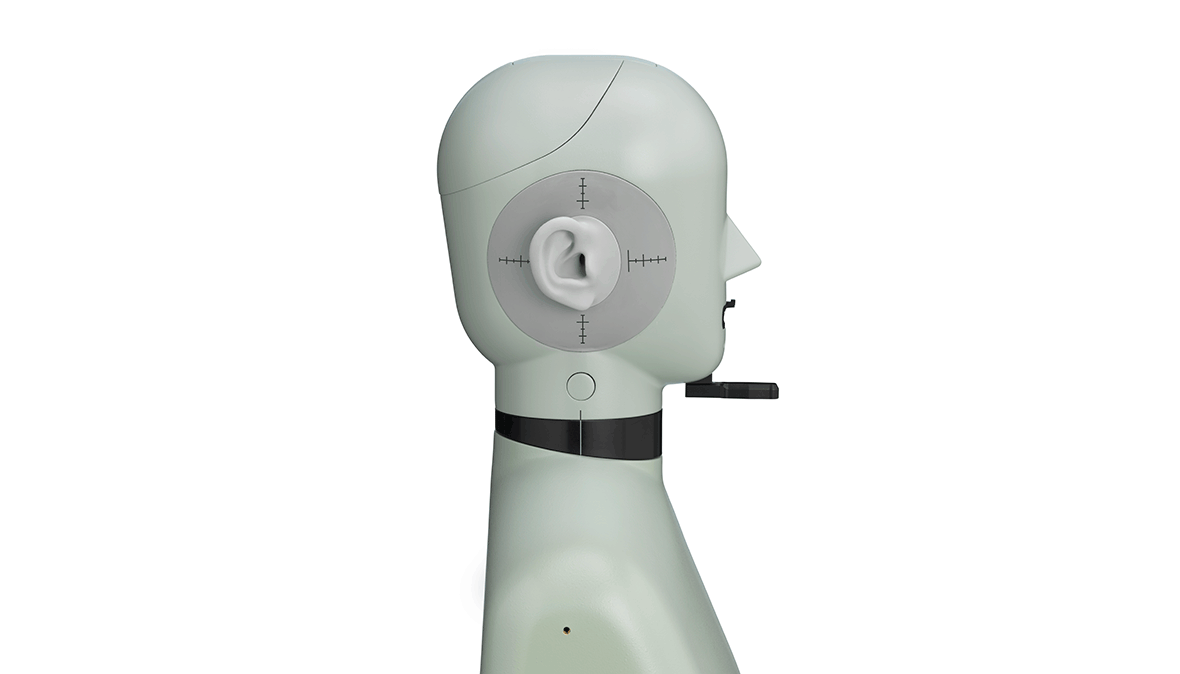 Type 5128-C - High-frequency head and torso simulator - right side view