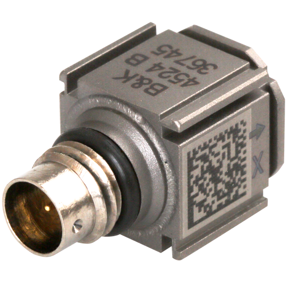 Triaxial CCLD piezoelectric accelerometer, TEDS, TYPE 4524-B