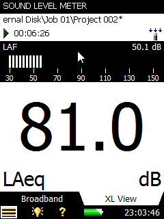 Sound level meter software BZ-7130