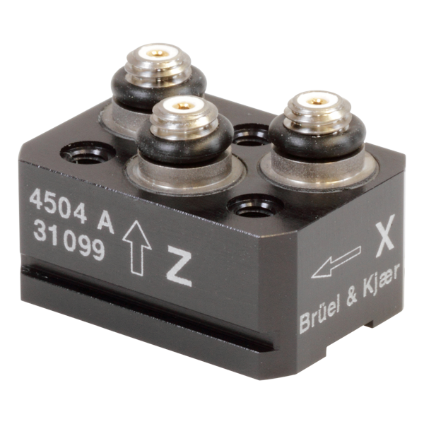 Triaxial piezoelectric IEPE accelerometer - Type 4504-A