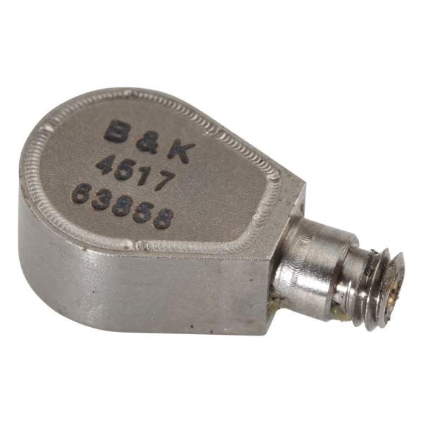 Miniature tear-drop CCLD accelerometer Type 4517