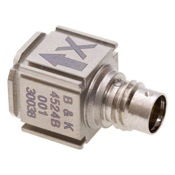 Cubic triaxial CCLD accelerometer Type 4524-B-001